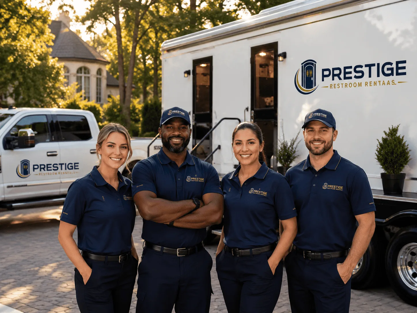 Trusted Luxury Portable Restrooms company in Roseglen, ND